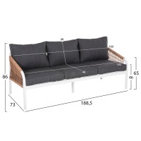 ΣΑΛΟΝΙ ΕΞΩΤ.ΧΩΡΟΥ 4ΤΜΧ MAERLY HM6056.01 ΑΛΟΥΜΙΝΙΟ ΛΕΥΚΟ-ΣΥΝΘ.ΣΧΟΙΝΙ-ΑΝΘΡΑΚΙ ΜΑΞΙΛΑΡΙΑ