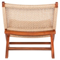 ΚΑΡΕΚΛΑ LOUNGE ΑΝΑΔΙΠΛΟΥΜΕΝΗ FERM HM9477.01 ΜΑΣΙΦ ΤΕΑΚ ME ΣΧΟΙΝΙ VIRO 65,5x80x67Υεκ