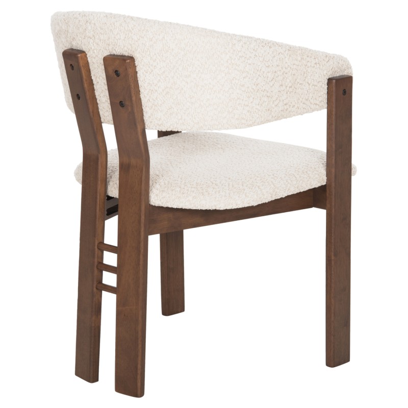 Σετ-2Τεμ.ΚΑΡΕΚΛΑ ZARRA HM9970.03 RUBBERWOOD ΣΕ ΚΑΡΥΔΙ-ΕΚΡΟΥ ΜΠΟΥΚΛΕ ΥΦΑΣΜΑ 55,5x59x81,5Υεκ