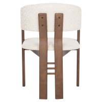 Σετ-2Τεμ.ΚΑΡΕΚΛΑ ZARRA HM9970.03 RUBBERWOOD ΣΕ ΚΑΡΥΔΙ-ΕΚΡΟΥ ΜΠΟΥΚΛΕ ΥΦΑΣΜΑ 55,5x59x81,5Υεκ