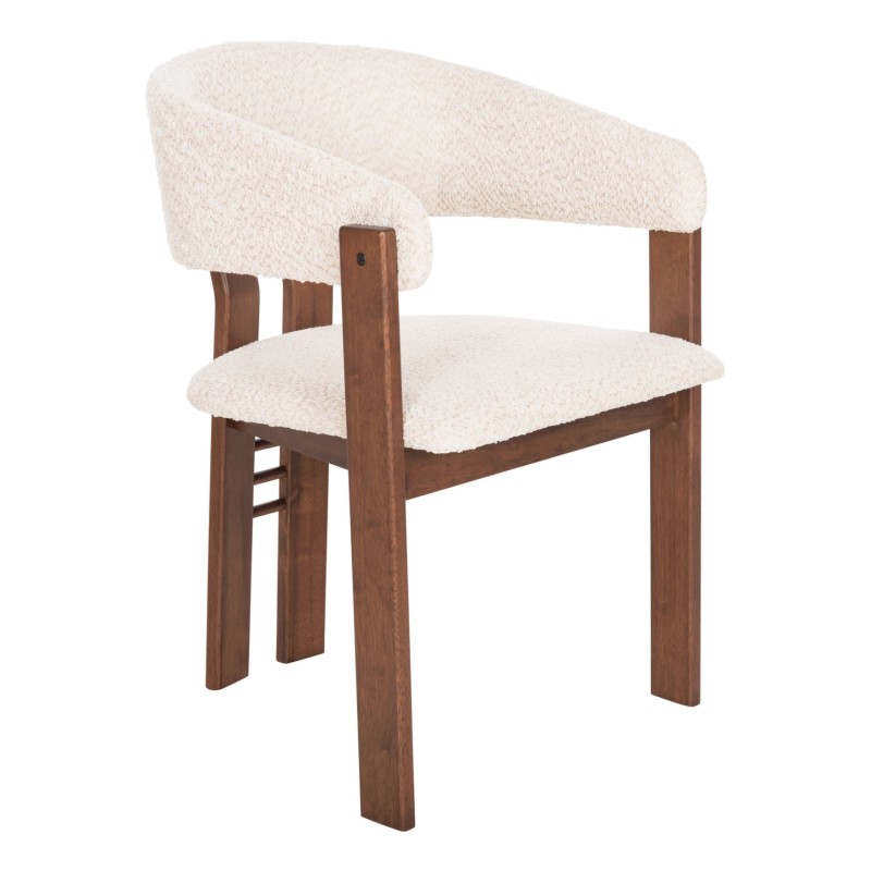 Σετ-2Τεμ.ΚΑΡΕΚΛΑ ZARRA HM9970.03 RUBBERWOOD ΣΕ ΚΑΡΥΔΙ-ΕΚΡΟΥ ΜΠΟΥΚΛΕ ΥΦΑΣΜΑ 55,5x59x81,5Υεκ