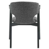 Σετ-2Τεμ.ΠΟΛΥΘΡΟΝΑ YEGER HM9995.01 ΞΥΛΟ ΟΞΙΑΣ ΣΕ ΜΑΥΡΟ-ΣΚΟΥΡΟ ΓΚΡΙ ΥΦΑΣΜΑ 59x58x78Υεκ.