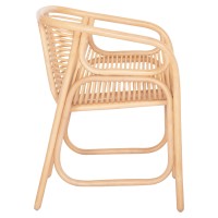 ΠΟΛΥΘΡΟΝΑ MEL ΕΣΩΤ. ΧΩΡΩΝ HM9954.01 ΦΥΣΙΚΟ RATTAN 62x57,5x79,5Υεκ.