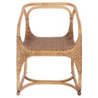 ΠΟΛΥΘΡΟΝΑ RELIK ΕΣΩΤ. ΧΩΡΩΝ HM9955.02 ΦΥΣΙΚΟ RATTAN-ΚΑΡΥΔΙ ΧΡΩΜΑ 60x57x79Υεκ.