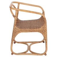 ΠΟΛΥΘΡΟΝΑ RELIK ΕΣΩΤ. ΧΩΡΩΝ HM9955.02 ΦΥΣΙΚΟ RATTAN-ΚΑΡΥΔΙ ΧΡΩΜΑ 60x57x79Υεκ.