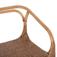 ΠΟΛΥΘΡΟΝΑ RELIK ΕΣΩΤ. ΧΩΡΩΝ HM9955.02 ΦΥΣΙΚΟ RATTAN-ΚΑΡΥΔΙ ΧΡΩΜΑ 60x57x79Υεκ.