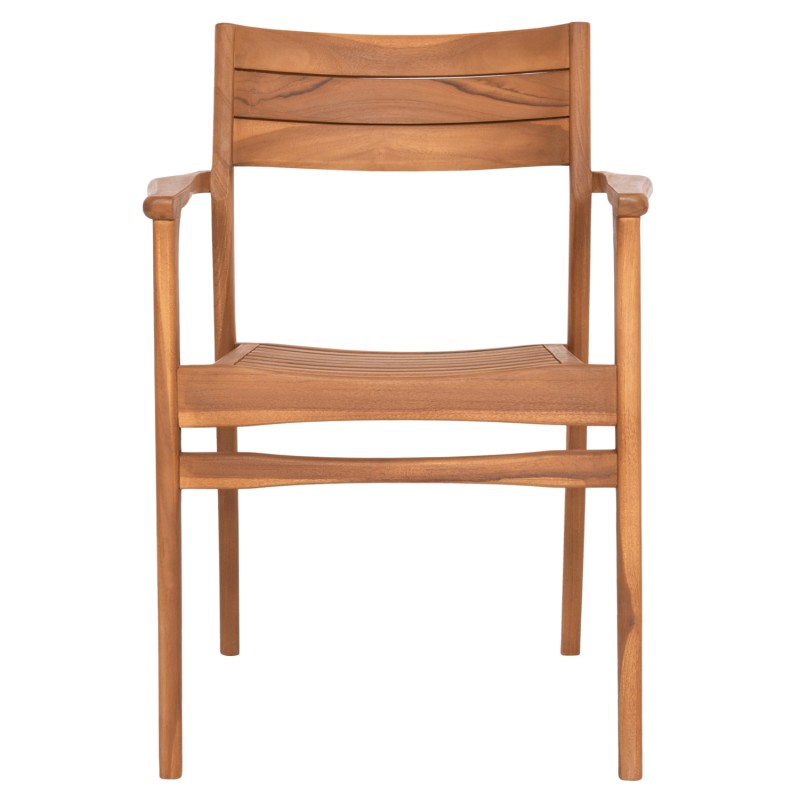 ΠΟΛΥΘΡΟΝΑ BOZZY HM9935 ΜΑΣΙΦ ΞΥΛΟ TEAK ΣΕ ΦΥΣΙΚΟ 58x61x80,5Υ