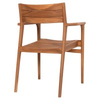 ΠΟΛΥΘΡΟΝΑ BOZZY HM9935 ΜΑΣΙΦ ΞΥΛΟ TEAK ΣΕ ΦΥΣΙΚΟ 58x61x80,5Υ