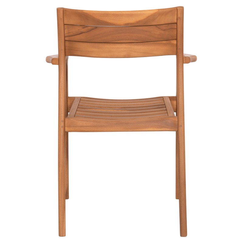 ΠΟΛΥΘΡΟΝΑ BOZZY HM9935 ΜΑΣΙΦ ΞΥΛΟ TEAK ΣΕ ΦΥΣΙΚΟ 58x61x80,5Υ