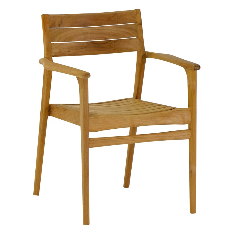 Σετ-2Τεμ.ΠΟΛΥΘΡΟΝΑ BOZZY HM9935 ΜΑΣΙΦ ΞΥΛΟ TEAK ΣΕ ΦΥΣΙΚΟ 58x61x80,5Υ