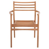 Σετ-2Τεμ.ΠΟΛΥΘΡΟΝΑ MOOSEN HM9936 ΜΑΣΙΦ ΞΥΛΟ TEAK ΣΕ ΦΥΣΙΚΟ 59x60x78,5Υ