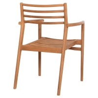 Σετ-2Τεμ.ΠΟΛΥΘΡΟΝΑ MOOSEN HM9936 ΜΑΣΙΦ ΞΥΛΟ TEAK ΣΕ ΦΥΣΙΚΟ 59x60x78,5Υ