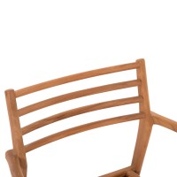 Σετ-2Τεμ.ΠΟΛΥΘΡΟΝΑ MOOSEN HM9936 ΜΑΣΙΦ ΞΥΛΟ TEAK ΣΕ ΦΥΣΙΚΟ 59x60x78,5Υ