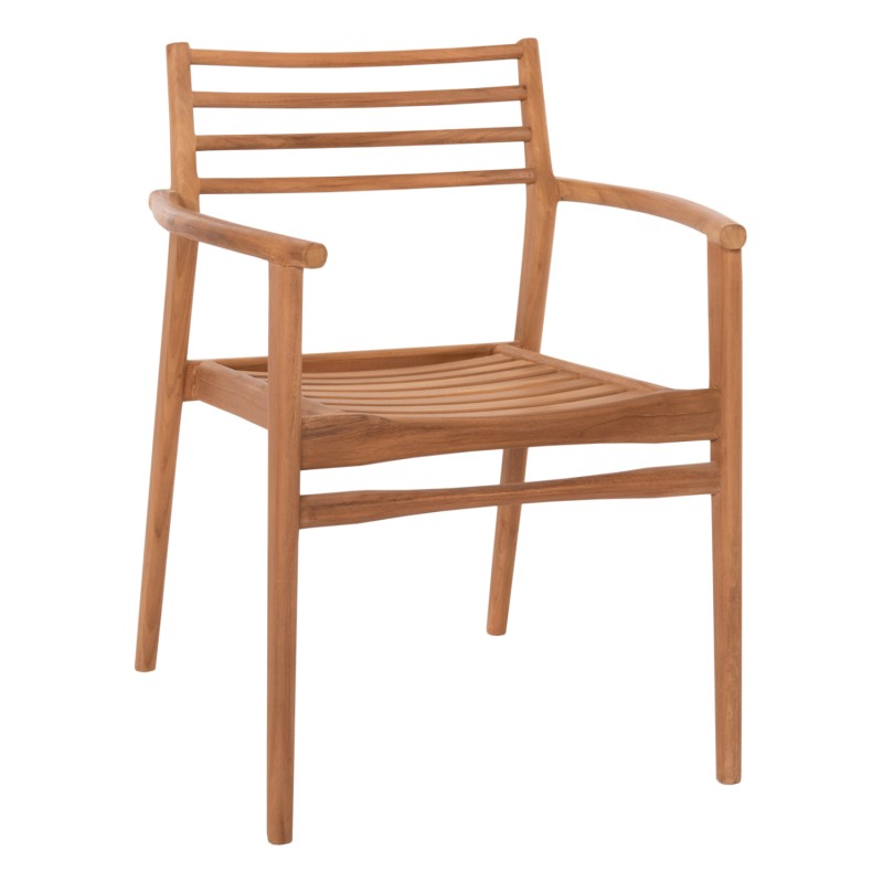 Σετ-2Τεμ.ΠΟΛΥΘΡΟΝΑ MOOSEN HM9936 ΜΑΣΙΦ ΞΥΛΟ TEAK ΣΕ ΦΥΣΙΚΟ 59x60x78,5Υ