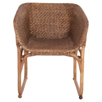 ΠΟΛΥΘΡΟΝΑ ΕΣΩΤ.ΧΩΡΩΝ TUCKET HM9958.02 ΦΥΣΙΚΟ RATTAN-ΚΑΡΥΔΙ ΧΡΩΜΑ 63x60x77Υεκ