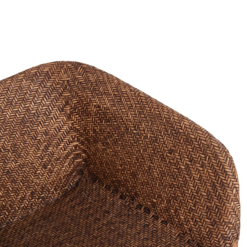 ΠΟΛΥΘΡΟΝΑ ΕΣΩΤ.ΧΩΡΩΝ TUCKET HM9958.02 ΦΥΣΙΚΟ RATTAN-ΚΑΡΥΔΙ ΧΡΩΜΑ 63x60x77Υεκ