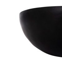 ΔΙΑΚΟΣΜΗΤΙΚΟ ΤΡΑΠΕΖΙ ΣΑΛΟΝΙΟΥ BOWL Φ90X37,5Yεκ. ΜΑΥΡΟ ΜΕ ΞΥΛΟ ΑΚΑΚΙΑΣ HM8717.21