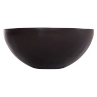ΔΙΑΚΟΣΜΗΤΙΚΟ ΤΡΑΠΕΖΙ ΣΑΛΟΝΙΟΥ BOWL Φ89,5X39Yεκ. RUSTY ΜΕ ΞΥΛΟ ΑΚΑΚΙΑΣ HM8717.22
