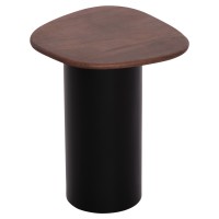 ΤΡΑΠΕΖΙA ΣΑΛΟΝΙΟΥ 3ΤΜΧ PEBBLES HM18004 MANGO TOP-ΜΕΤΑΛΛΙΚΕΣ ΜΑΥΡΕΣ ΒΑΣΕΙΣ