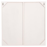 ΠΙΝΑΚΑΣ ΤΕΤΡΑΓΩΝΟΣ ΣΕΙΡΑ SANTORINI HM4507 MDF ΣΕ ΥΠΟΛΕΥΚΟ ΧΡΩΜΑ 80x4(πάχος)x80Υεκ.