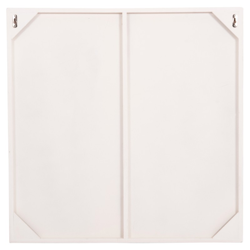 ΠΙΝΑΚΑΣ ΤΕΤΡΑΓΩΝΟΣ ΣΕΙΡΑ SANTORINI HM4507 MDF ΣΕ ΥΠΟΛΕΥΚΟ ΧΡΩΜΑ 80x4(πάχος)x80Υεκ.