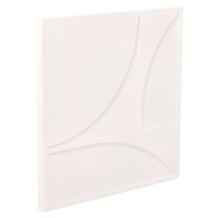 ΠΙΝΑΚΑΣ ΤΕΤΡΑΓΩΝΟΣ ΣΕΙΡΑ SANTORINI HM4508 MDF ΣΕ ΥΠΟΛΕΥΚΟ ΧΡΩΜΑ 80x4(πάχος)x80Υεκ.