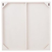 ΠΙΝΑΚΑΣ ΤΕΤΡΑΓΩΝΟΣ ΣΕΙΡΑ SANTORINI HM4508 MDF ΣΕ ΥΠΟΛΕΥΚΟ ΧΡΩΜΑ 80x4(πάχος)x80Υεκ.