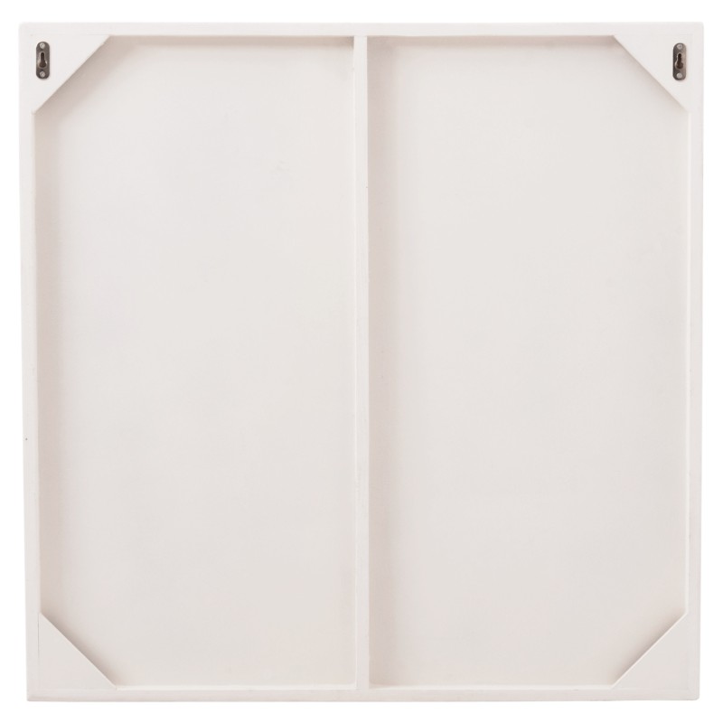 ΠΙΝΑΚΑΣ ΤΕΤΡΑΓΩΝΟΣ ΣΕΙΡΑ SANTORINI HM4508 MDF ΣΕ ΥΠΟΛΕΥΚΟ ΧΡΩΜΑ 80x4(πάχος)x80Υεκ.