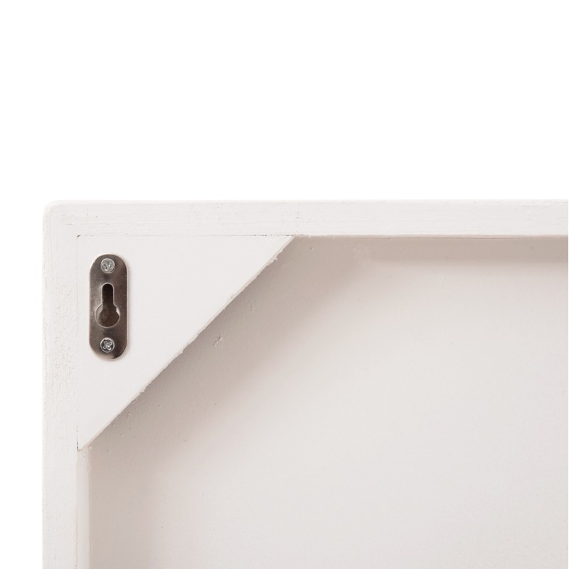 ΠΙΝΑΚΑΣ ΤΕΤΡΑΓΩΝΟΣ ΣΕΙΡΑ SANTORINI HM4508 MDF ΣΕ ΥΠΟΛΕΥΚΟ ΧΡΩΜΑ 80x4(πάχος)x80Υεκ.