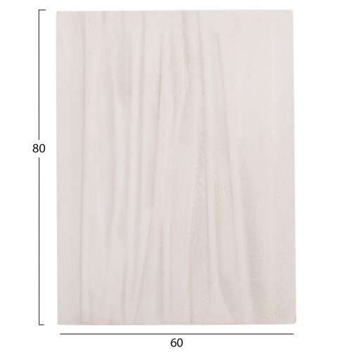 ΠΙΝΑΚΑΣ ΟΡΘΟΓΩΝΙΟΣ ΣΕΙΡΑ SANTORINI HM4518 MDF ΣΕ ΥΠΟΛΕΥΚΟ ΧΡΩΜΑ 60x4(πάχος)x80Υεκ.