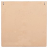 ΠΙΝΑΚΑΣ ΤΕΤΡΑΓΩΝΟΣ ΣΕΙΡΑ SANTORINI HM4520 MDF ΣΕ ΜΠΕΖ ΧΡΩΜΑ 80x4(πάχος)x80Υεκ.