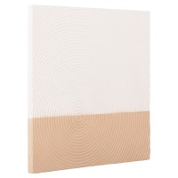 ΠΙΝΑΚΑΣ ΤΕΤΡΑΓΩΝΟΣ ΣΕΙΡΑ SANTORINI HM4519 MDF ΣΕ ΥΠΟΛΕΥΚΟ-ΚΑΦΕ ΧΡΩΜΑ 80x4(πάχος)x80Υεκ.
