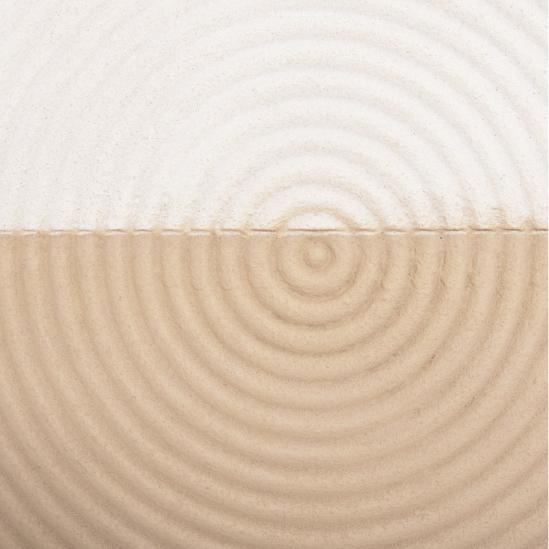ΠΙΝΑΚΑΣ ΤΕΤΡΑΓΩΝΟΣ ΣΕΙΡΑ SANTORINI HM4519 MDF ΣΕ ΥΠΟΛΕΥΚΟ-ΚΑΦΕ ΧΡΩΜΑ 80x4(πάχος)x80Υεκ.