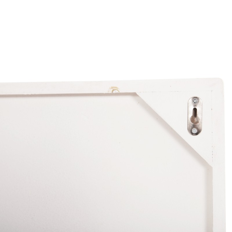 ΠΙΝΑΚΑΣ ΤΕΤΡΑΓΩΝΟΣ ΣΕΙΡΑ SANTORINI HM4519 MDF ΣΕ ΥΠΟΛΕΥΚΟ-ΚΑΦΕ ΧΡΩΜΑ 80x4(πάχος)x80Υεκ.