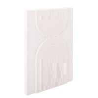ΠΙΝΑΚΑΣ ΟΡΘΟΓΩΝΙΟΣ ΣΕΙΡΑ SANTORINI HM4523 MDF ΣΕ ΥΠΟΛΕΥΚΟ ΧΡΩΜΑ 60x4(πάχος)x80Υεκ.