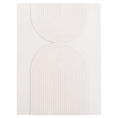 ΠΙΝΑΚΑΣ ΟΡΘΟΓΩΝΙΟΣ ΣΕΙΡΑ SANTORINI HM4523 MDF ΣΕ ΥΠΟΛΕΥΚΟ ΧΡΩΜΑ 60x4(πάχος)x80Υεκ.