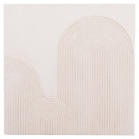 ΠΙΝΑΚΑΣ ΤΕΤΡΑΓΩΝΟΣ ΣΕΙΡΑ SANTORINI HM4517 MDF ΣΕ ΥΠΟΛΕΥΚΟ ΧΡΩΜΑ 80x4,5(πάχος)x80Υεκ.