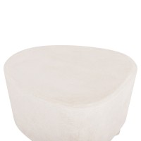 ΤΡΑΠΕΖΙ ΣΑΛΟΝΙΟΥ ΣΕΙΡΑ SANTORINI HM18053 MDF ΣΕ ΥΠΟΛΕΥΚΟ ΧΡΩΜΑ 54x61x40,5Υεκ.