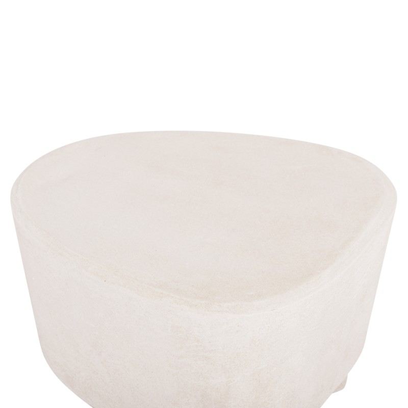 ΤΡΑΠΕΖΙ ΣΑΛΟΝΙΟΥ ΣΕΙΡΑ SANTORINI HM18053 MDF ΣΕ ΥΠΟΛΕΥΚΟ ΧΡΩΜΑ 54x61x40,5Υεκ.