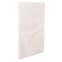 ΠΙΝΑΚΑΣ ΣΕΙΡΑ SANTORINI HM4505 MDF ΣΕ ΥΠΟΛΕΥΚΟ ΧΡΩΜΑ 80x4(πάχος)x120Υεκ.