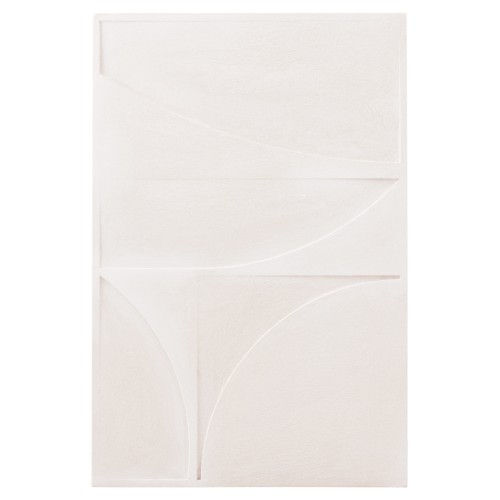 ΠΙΝΑΚΑΣ ΣΕΙΡΑ SANTORINI HM4505 MDF ΣΕ ΥΠΟΛΕΥΚΟ ΧΡΩΜΑ 80x4(πάχος)x120Υεκ.