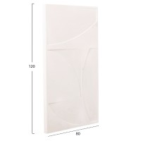 ΠΙΝΑΚΑΣ ΣΕΙΡΑ SANTORINI HM4506 MDF ΣΕ ΥΠΟΛΕΥΚΟ ΧΡΩΜΑ 80x4(πάχος)x120Υεκ.