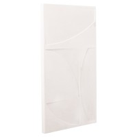 ΠΙΝΑΚΑΣ ΣΕΙΡΑ SANTORINI HM4506 MDF ΣΕ ΥΠΟΛΕΥΚΟ ΧΡΩΜΑ 80x4(πάχος)x120Υεκ.