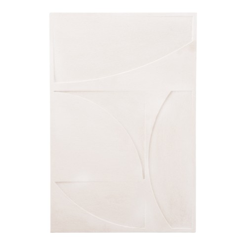 ΠΙΝΑΚΑΣ ΣΕΙΡΑ SANTORINI HM4506 MDF ΣΕ ΥΠΟΛΕΥΚΟ ΧΡΩΜΑ 80x4(πάχος)x120Υεκ.