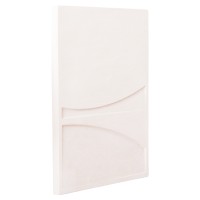 ΠΙΝΑΚΑΣ ΟΡΘΟΓΩΝΙΟΣ ΣΕΙΡΑ SANTORINI HM4510 MDF ΣΕ ΥΠΟΛΕΥΚΟ ΧΡΩΜΑ 60x4(πάχος)x80Υεκ.