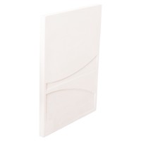 ΠΙΝΑΚΑΣ ΟΡΘΟΓΩΝΙΟΣ ΣΕΙΡΑ SANTORINI HM4510 MDF ΣΕ ΥΠΟΛΕΥΚΟ ΧΡΩΜΑ 60x4(πάχος)x80Υεκ.