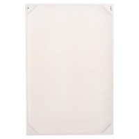 ΠΙΝΑΚΑΣ ΟΡΘΟΓΩΝΙΟΣ ΣΕΙΡΑ SANTORINI HM4531 MDF ΥΠΟΛΕΥΚΟ-ΔΙΑΚΟΣΜΗΣΗ ΜΠΕΖ 80x4,5(πάχος)x120Υεκ.