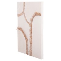 ΠΙΝΑΚΑΣ ΟΡΘΟΓΩΝΙΟΣ ΣΕΙΡΑ SANTORINI HM4532 MDF ΥΠΟΛΕΥΚΟ ΧΡΩΜΑ-ΔΙΑΚΟΣΜΗΣΗ ΜΠΕΖ 60x4,5(πάχος)x80Υεκ.