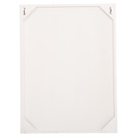 ΠΙΝΑΚΑΣ ΟΡΘΟΓΩΝΙΟΣ ΣΕΙΡΑ SANTORINI HM4533 MDF ΥΠΟΛΕΥΚΟ-ΚΑΦΕ-ΚΡΟΣΙΑ ΜΠΕΖ 60x4,5(πάχος)x80Υεκ