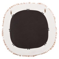 ΚΑΘΡΕΠΤΗΣ ΤΟΙΧΟΥ ΣΕΙΡΑ SANTORINI HM4527 MDF ΥΠΟΛΕΥΚΟ-ΔΙΑΚΟΣΜΗΣΗ ΣΕ ΜΠΕΖ 78x1,8x78Υεκ.
